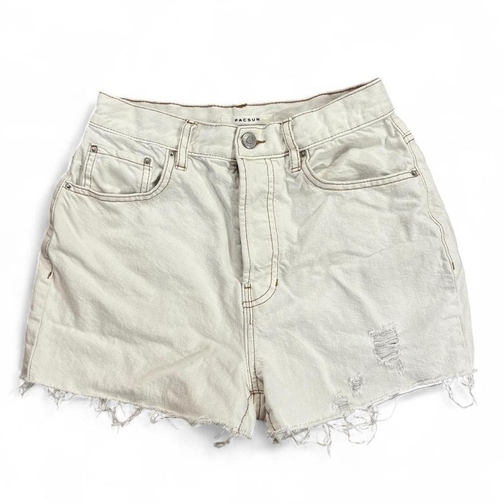 Pacsun Dad Jean cut off distressed denim shorts